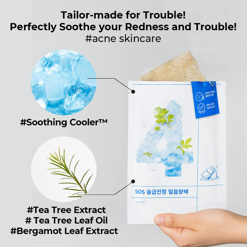 No.4 Icy Soothing Sheet Mask - koreanblossom