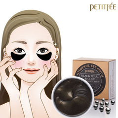 Black Pearl & Gold Hydrogel Eye Patch - koreanblossom