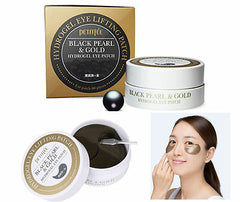Black Pearl & Gold Hydrogel Eye Patch - koreanblossom