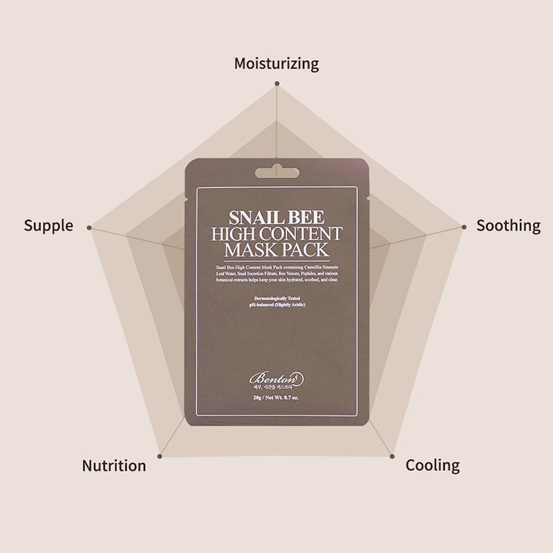 Snail Bee High Content Mask Pack - koreanblossom