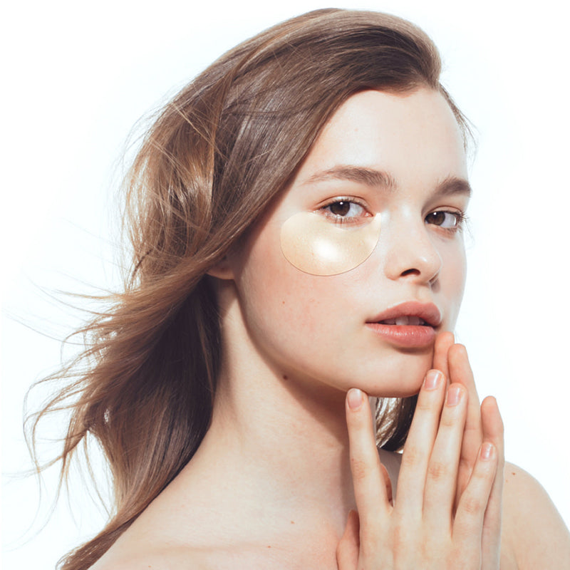 Gold & Snail Eye Patch - koreanblossom