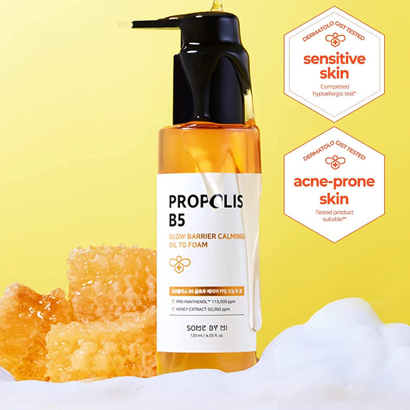 Propolis B5 Glow Barrier Calming Oil To Foam - koreanblossom