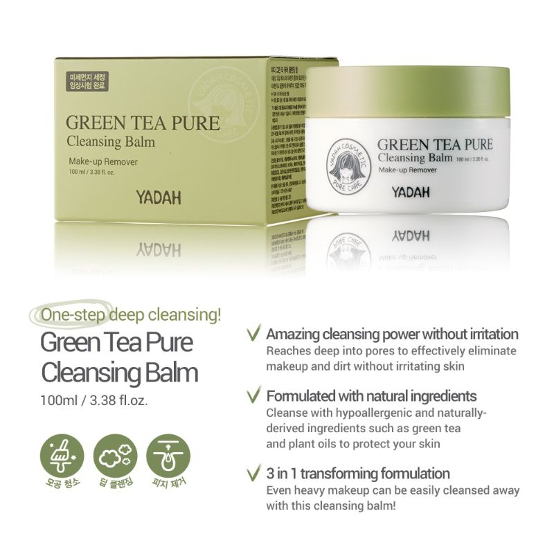 Green Tea Pure Cleansing Balm - koreanblossom